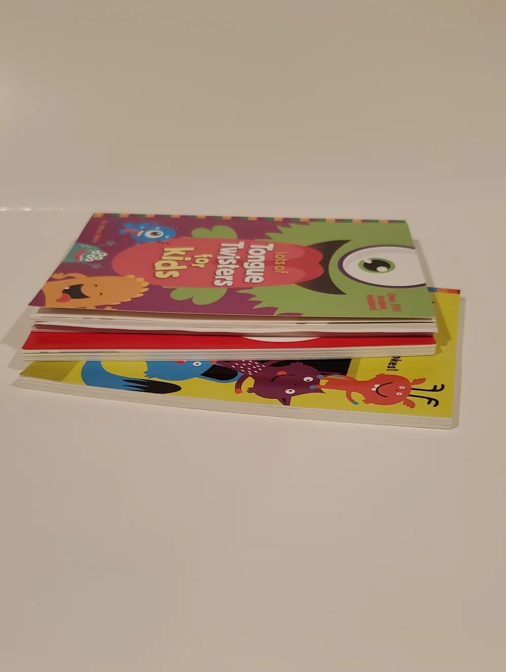 Kids Joke & Tongue Twister 2 Books Set Paperback Preowned